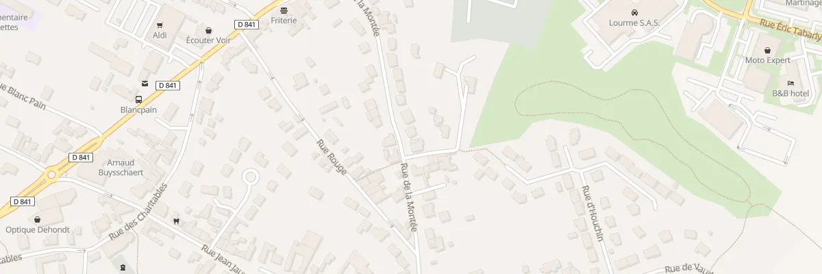 Plan du 21Q Rue de la Montée à Bruay-la-Buissière