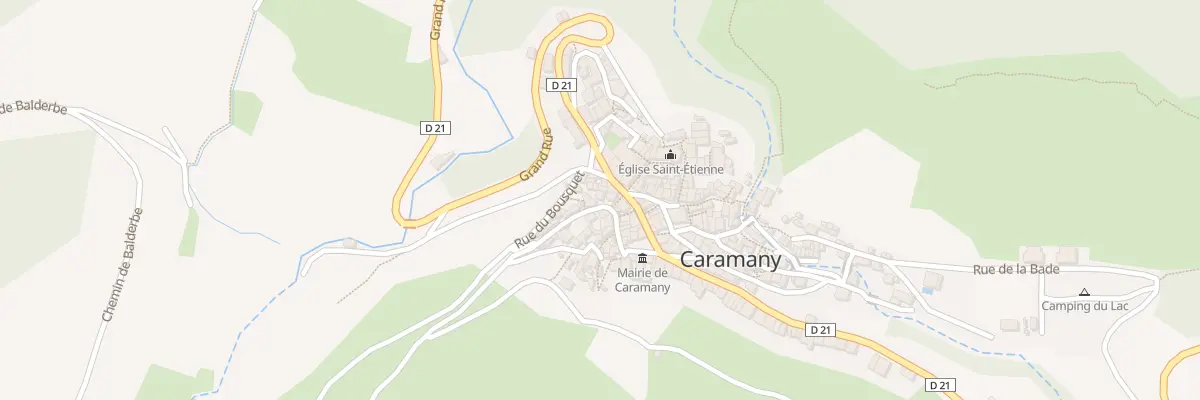 Plan du 16 Rue de la Poste à Caramany