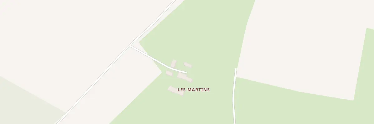 Plan du 294 Les Martins à Blancafort