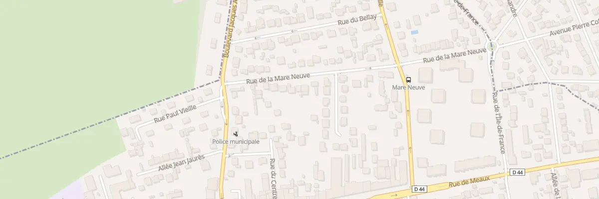 Plan du 16 Rue de la Mare-neuve à Vaujours