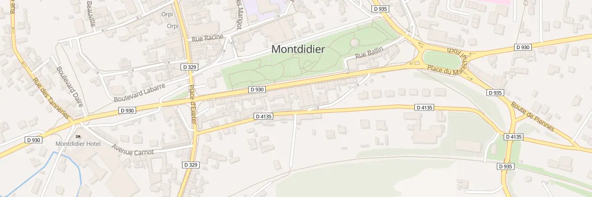 Plan du 18 Bd du Général Debeney à Montdidier