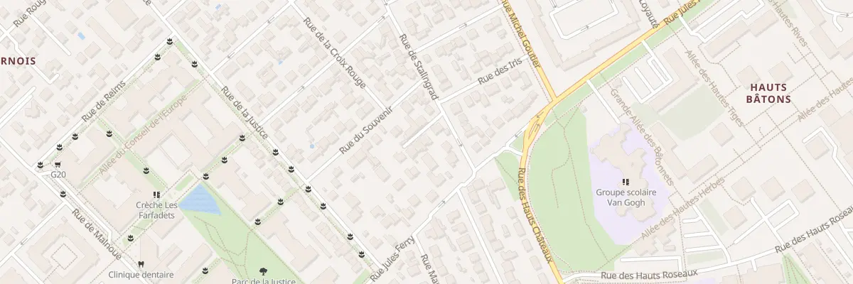 Plan du 60 Rue de Stalingrad à Noisy-le-Grand