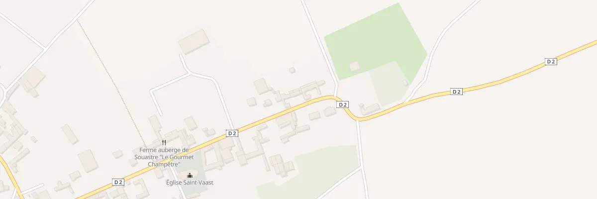 Plan du 28 Rue de Bienvillers au Bois à Souastre