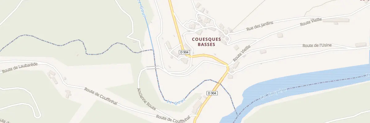 Plan du 5046 Couesques Basses à Saint-Hippolyte