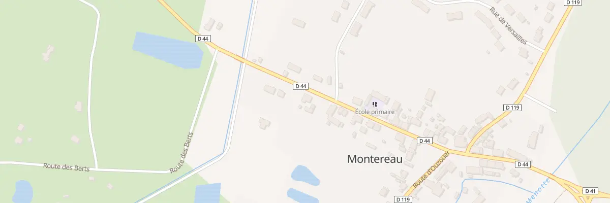 Plan du 21 Rte de Lorris à Montereau