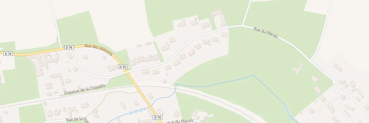 Plan du 33A Rue du Marais à Savy-Berlette