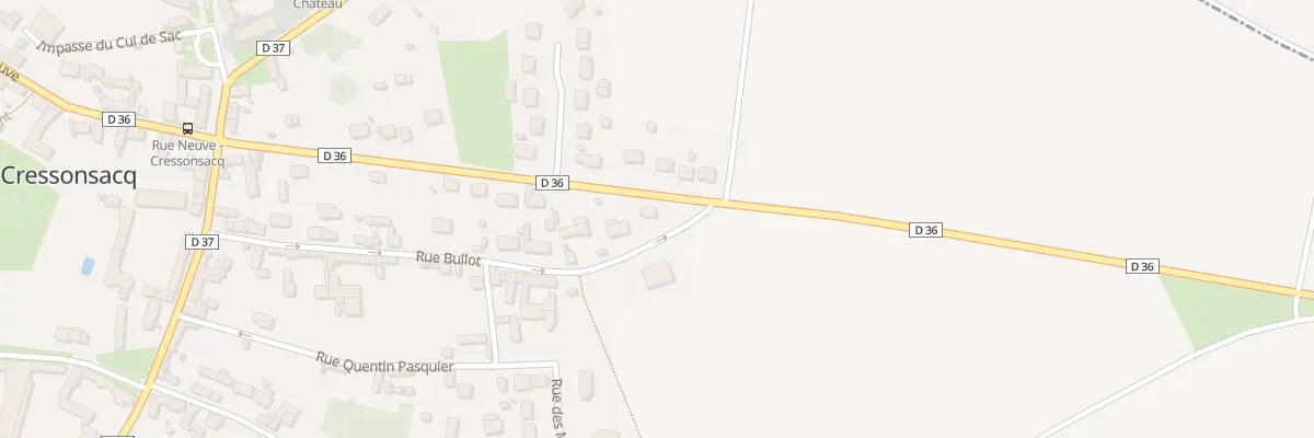 Plan du 23 Rue Bullot à Cressonsacq