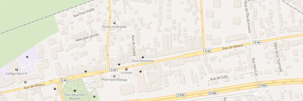 Plan du 119 Rue de Meaux à Vaujours