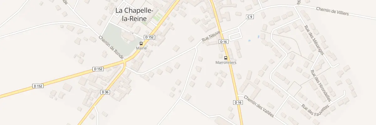 Plan du 2 Che des Contr Ouches à La Chapelle-la-Reine
