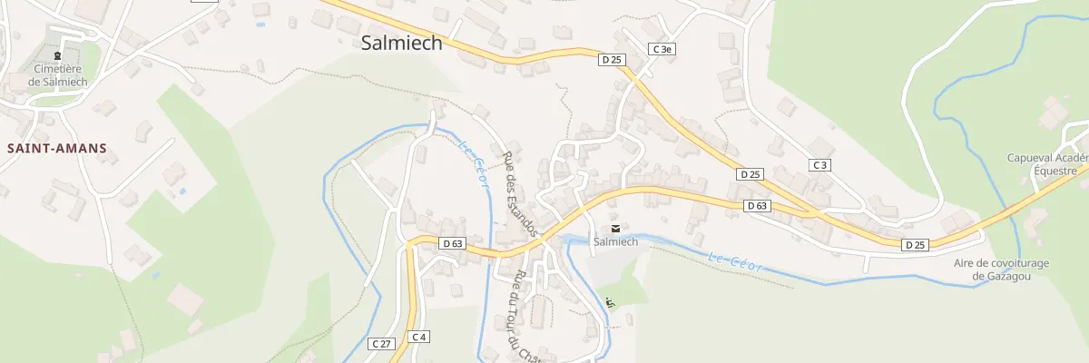 Plan du 5111 Salmiech à Salmiech