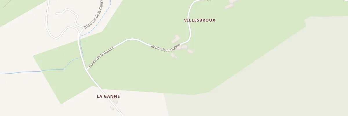 Plan du 5140 Villesbroux à Lastic