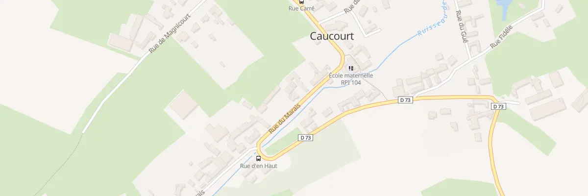 Plan du 7 Rue du Marais à Caucourt