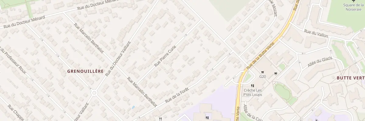 Plan du 22 Rue Pierre Curie à Noisy-le-Grand