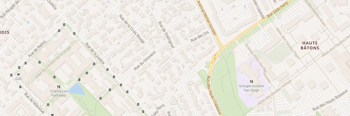 Plan du 60B Rue de Stalingrad à Noisy-le-Grand