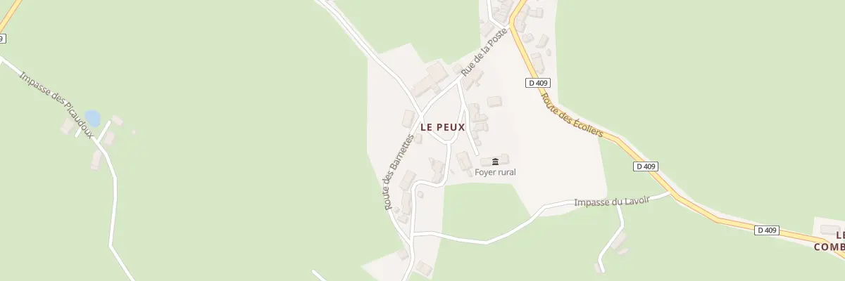 Plan du 5025 Le Bourg à La Petite-Marche