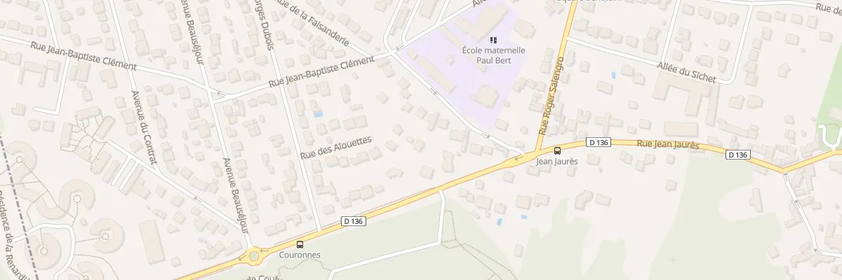Plan du 15 Rue Jean Baptiste Clement à Coubron