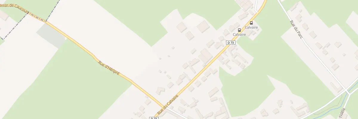 Plan du 16 Rue du Calvaire à Caucourt