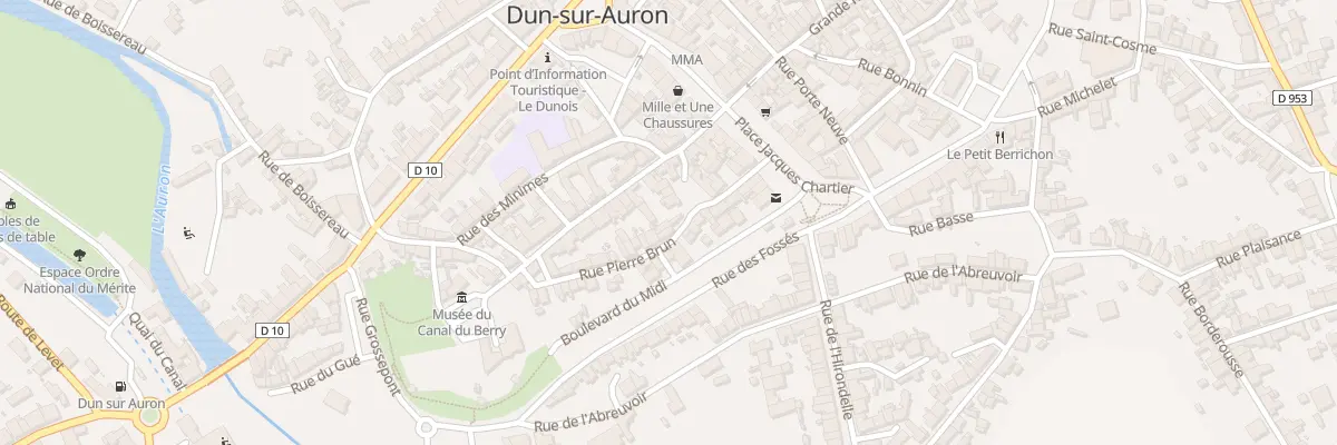 Plan du 8 Pl Pierre Brun à Dun-sur-Auron