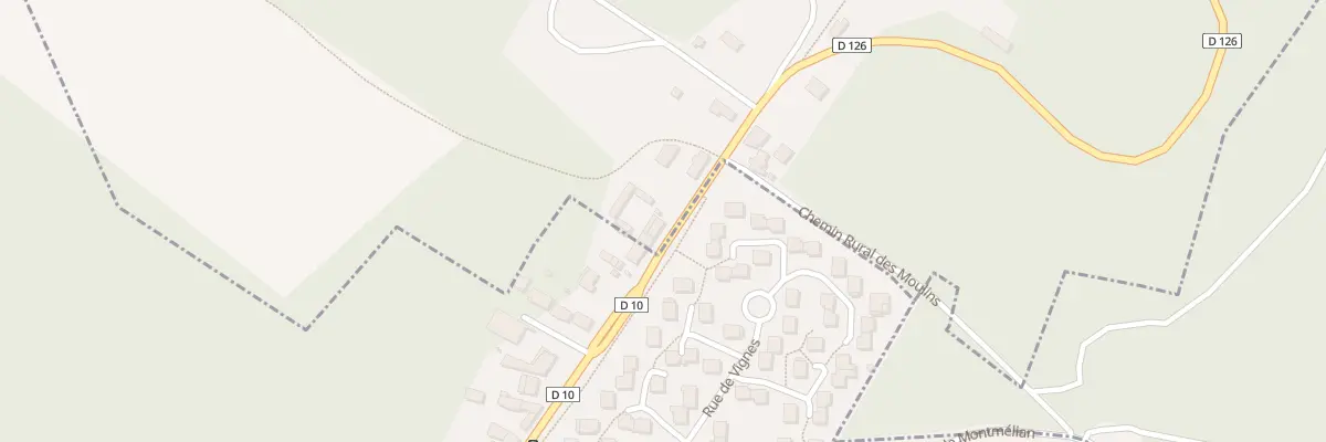 Plan du 6 Rue de Paris Hameau de Plailly à Plailly