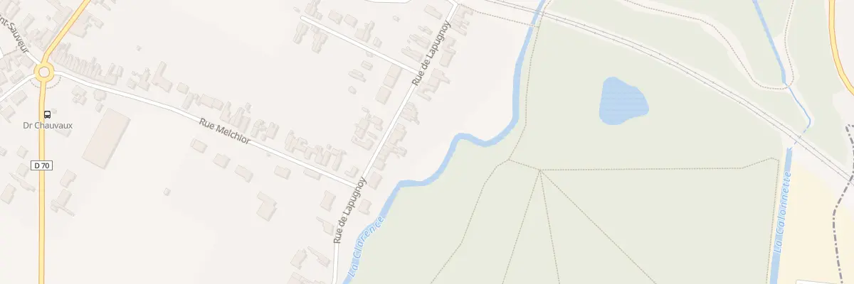 Plan du 716 Rue de Lapugnoy à Chocques