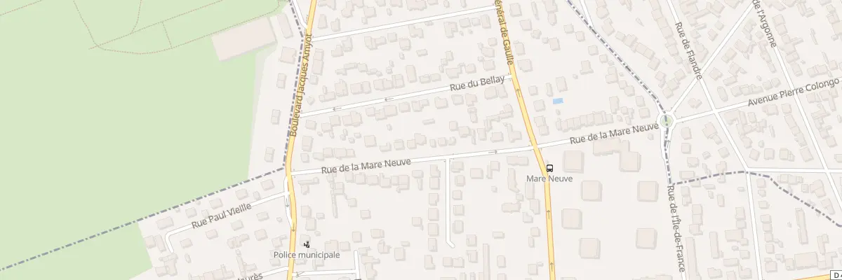 Plan du 13B Rue de la Mare-neuve à Vaujours