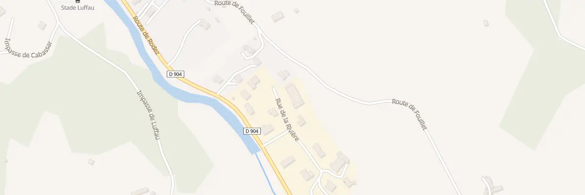 Plan du 3 Rue de la Rivière à Villecomtal