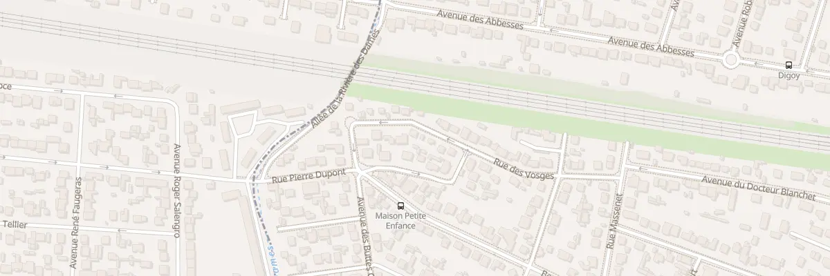 Plan du 23 Rue des Vosges à Chelles