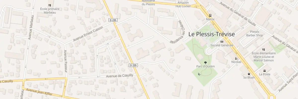 Plan du 127 Av Maurice Berteaux au Plessis-Trévise