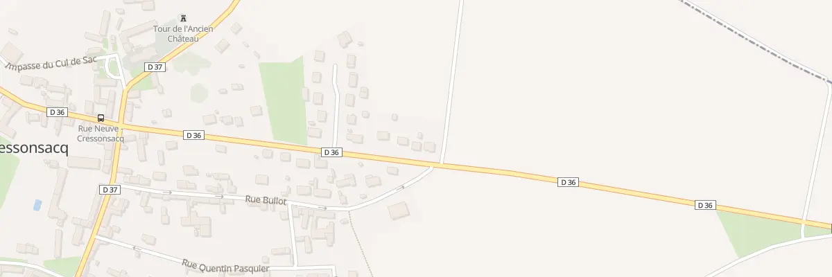 Plan du 25 Rue du Jeu d’Arc à Cressonsacq