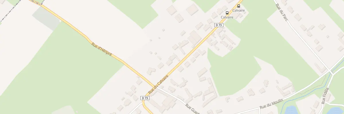 Plan du 14 Rue du Calvaire à Caucourt