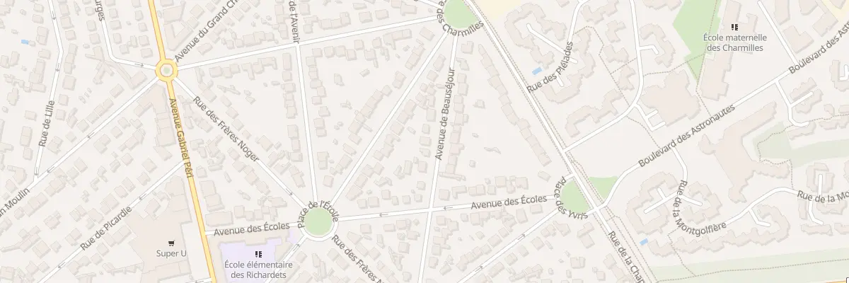 Plan du 14 Av Beausejour à Noisy-le-Grand