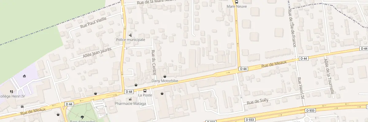 Plan du 127 Rue de Meaux à Vaujours