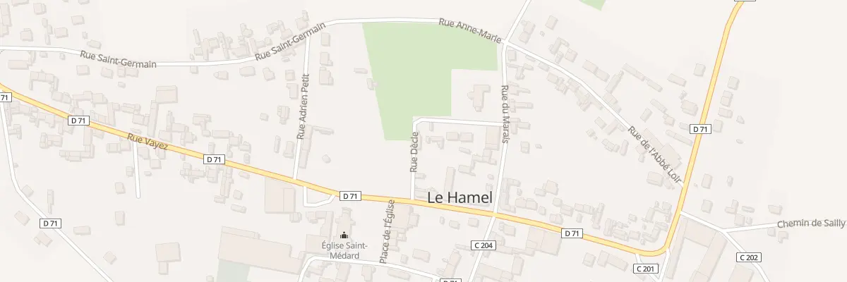 Plan du 2 Rue Décle au Hamel