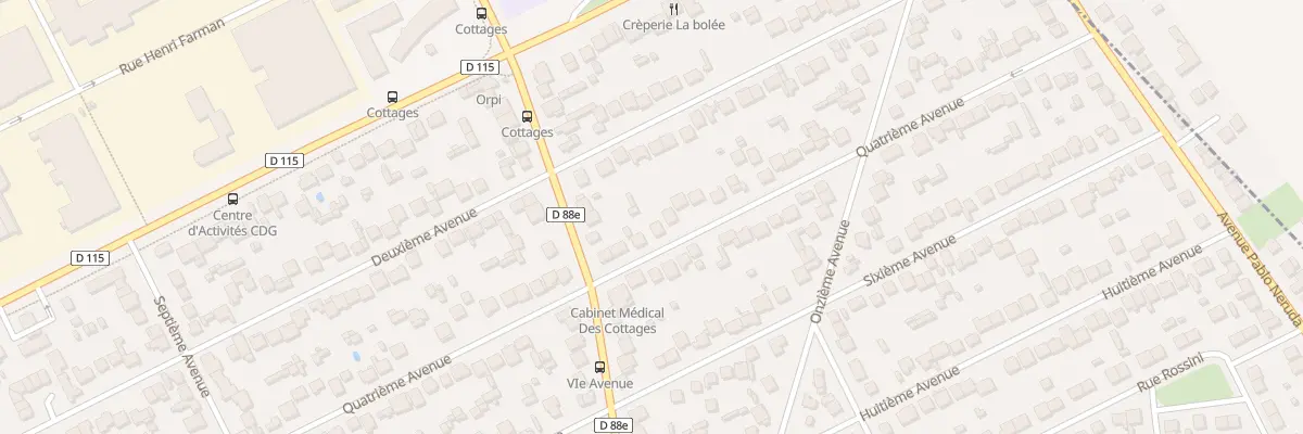 Plan du 47T Quatrième Avenue à Tremblay-en-France