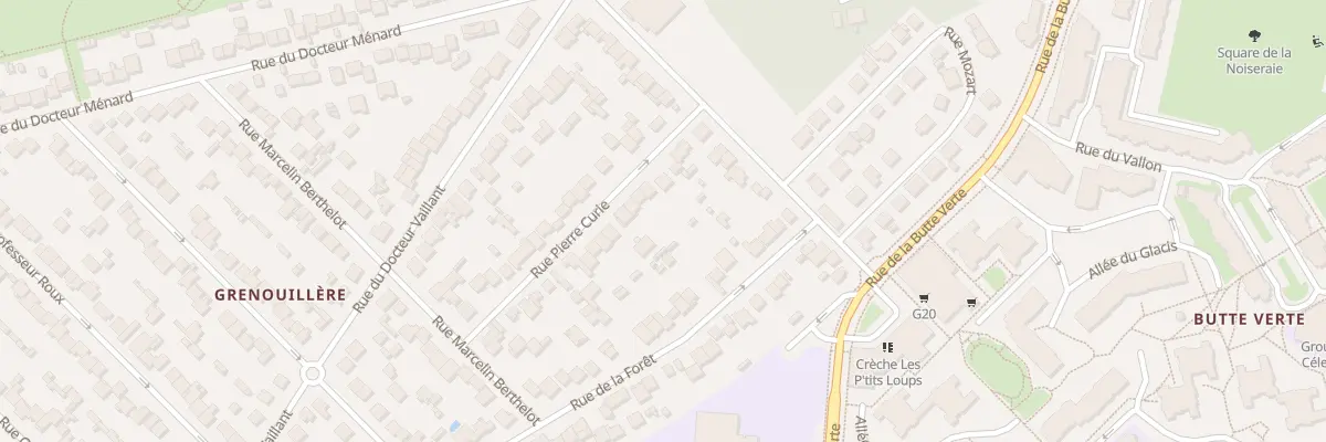 Plan du 30 Rue Pierre Curie à Noisy-le-Grand