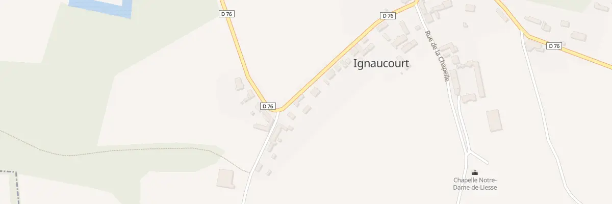 Plan du 16 Rue du Calvaire à Ignaucourt