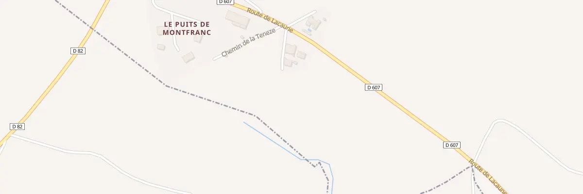 Plan du 5079 La Teneze à Montfranc