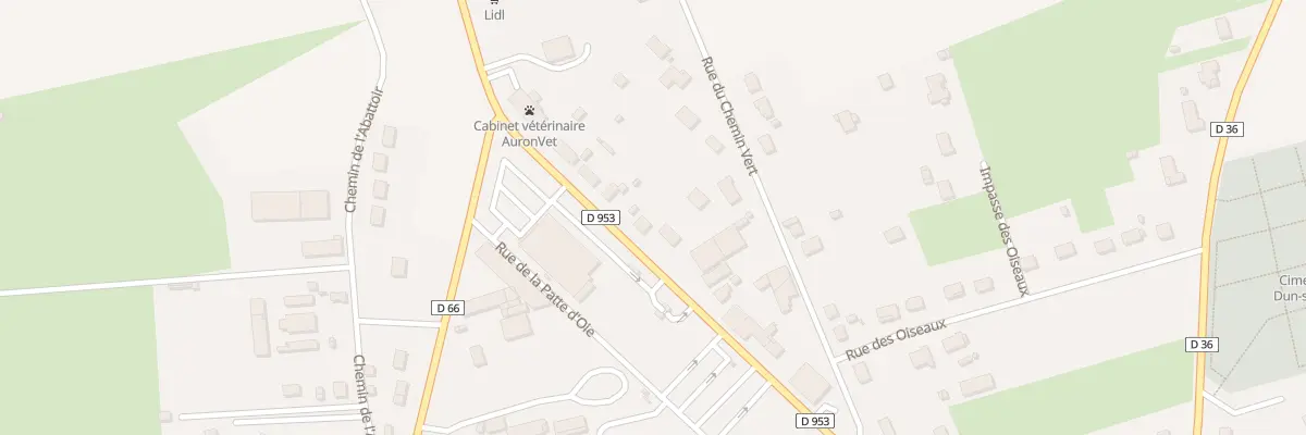 Plan du 80 Rue de l’Ermitage à Dun-sur-Auron
