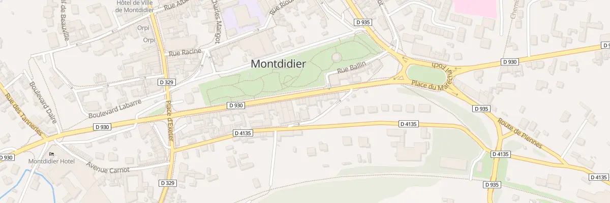 Plan du 28 Bd du Général Debeney à Montdidier