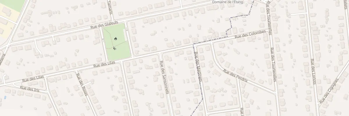 Plan du 5 Rue des Lilas à Domérat