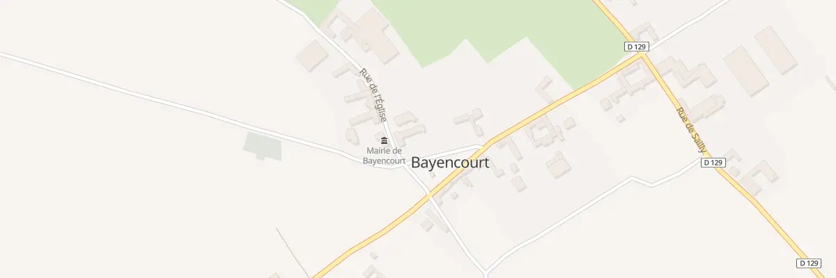 Plan du 1 Pl du Souvenir à Bayencourt