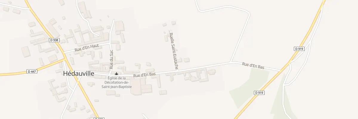 Plan du 2 Rle Saint Eustache à Hédauville
