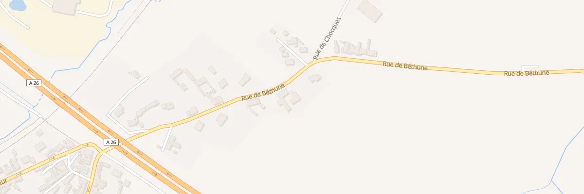 Plan du 252 Rue de Béthune à Labeuvrière