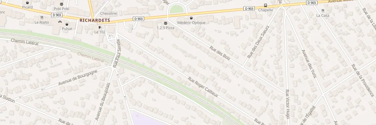 Plan du 23 Rue Roger Cailteux à Noisy-le-Grand