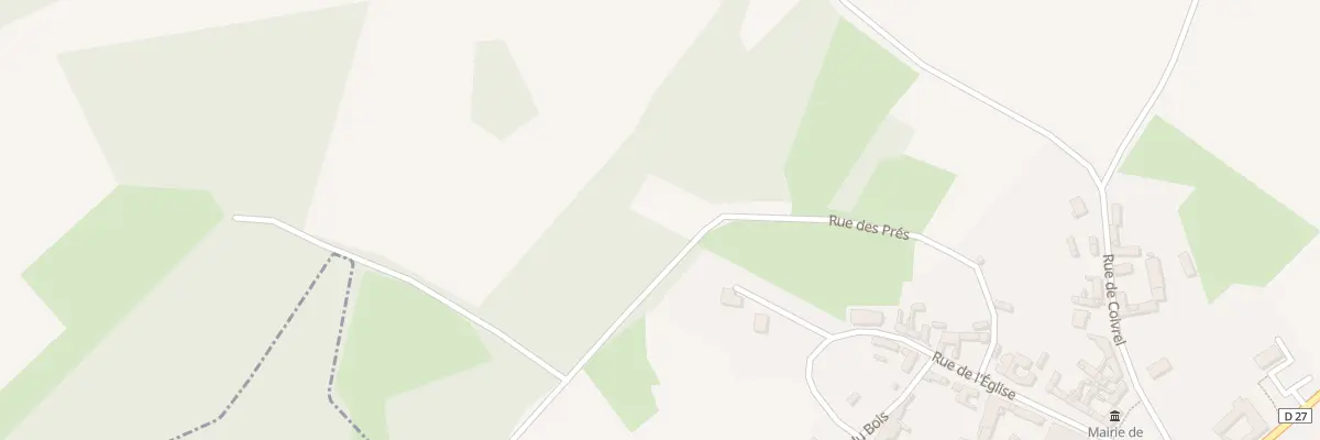 Plan du 12 Rue des Prés à Montgérain
