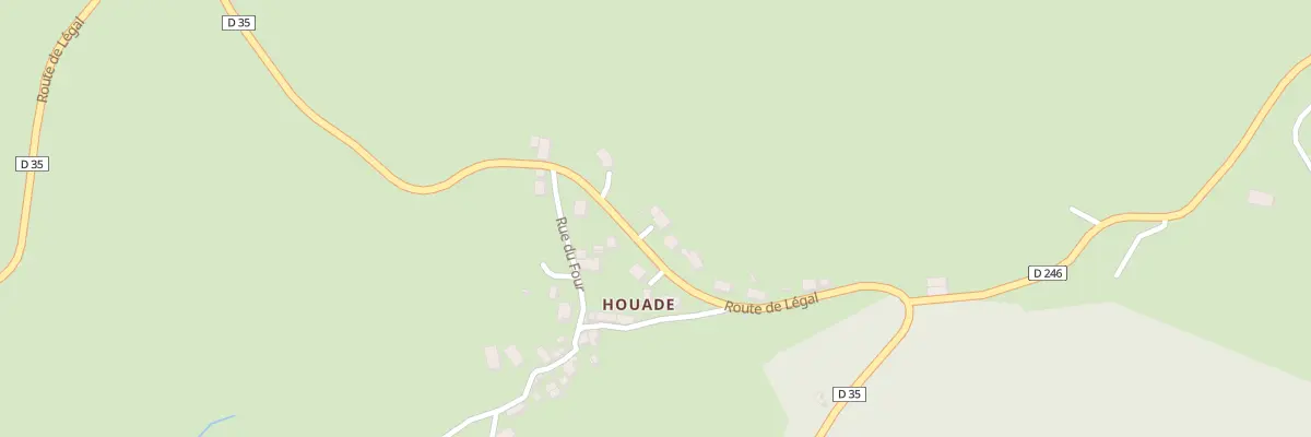 Plan du 5065 Houade à Lascelle