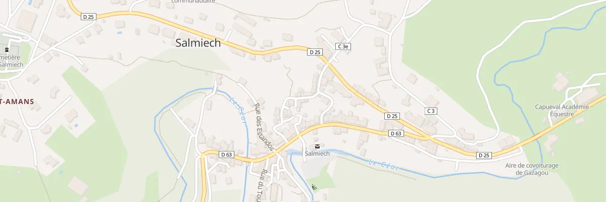Plan du 5119 Salmiech à Salmiech