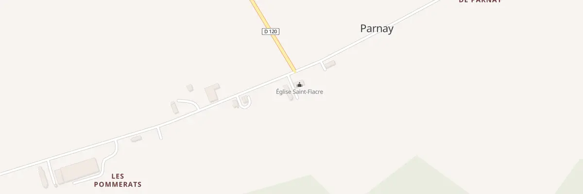 Plan du 4 Le Bourg à Parnay