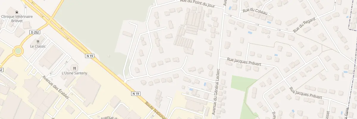 Plan du 29 Rue du Point du Jour à Santeny