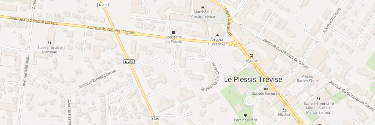 Plan du 4 Res des Chenes au Plessis-Trévise